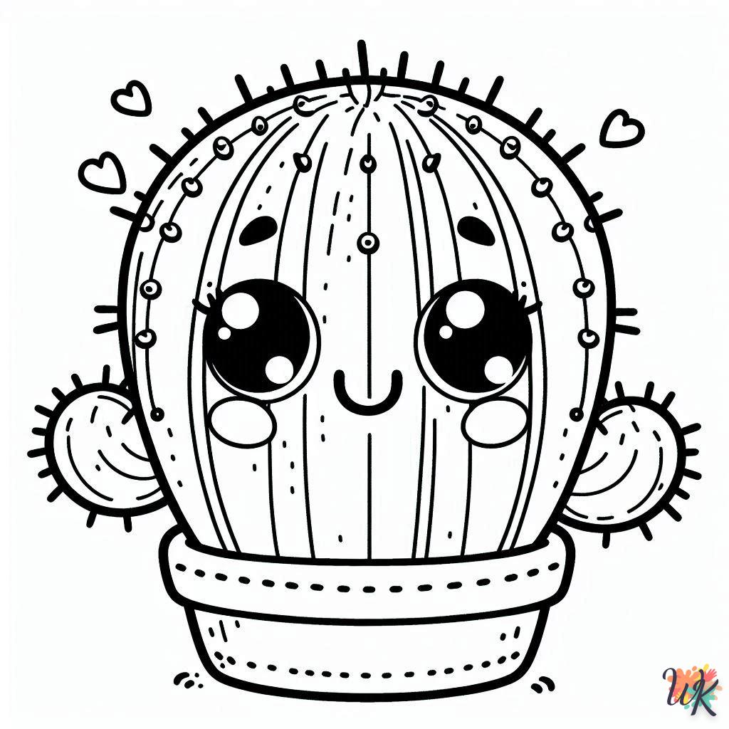 Dibujos Para Colorear Cactus