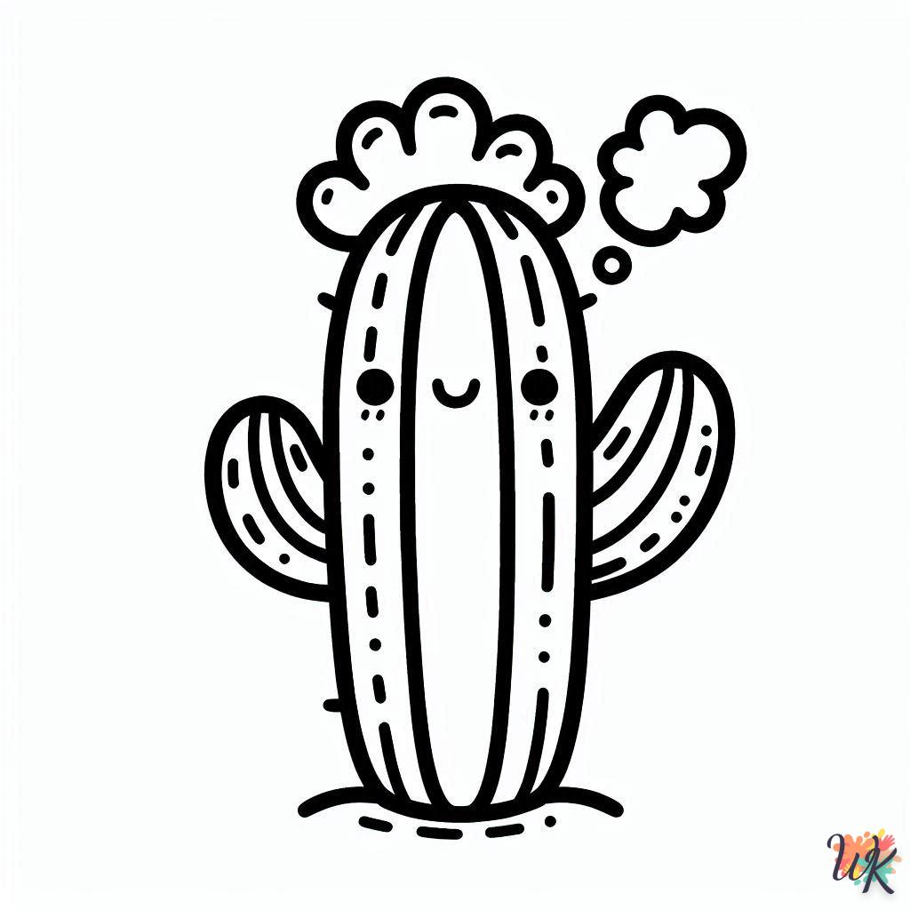 Dibujos Para Colorear Cactus