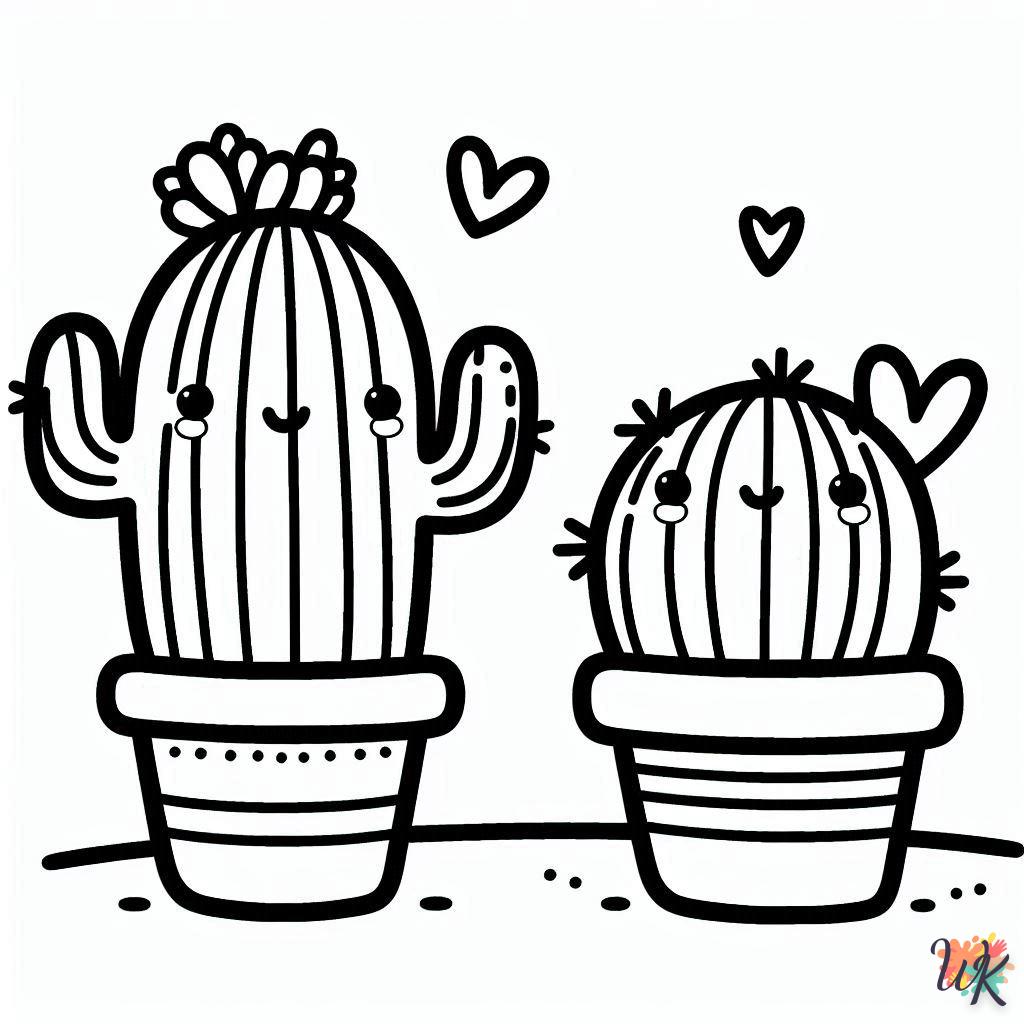 Dibujos Para Colorear Cactus