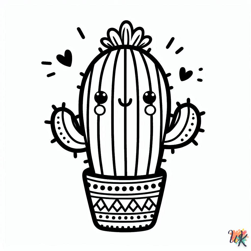 Dibujos Para Colorear Cactus