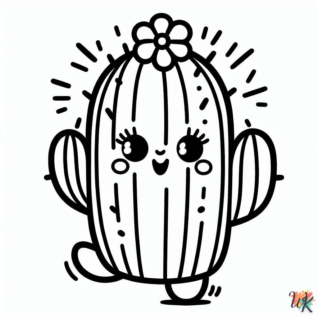 Dibujos Para Colorear Cactus