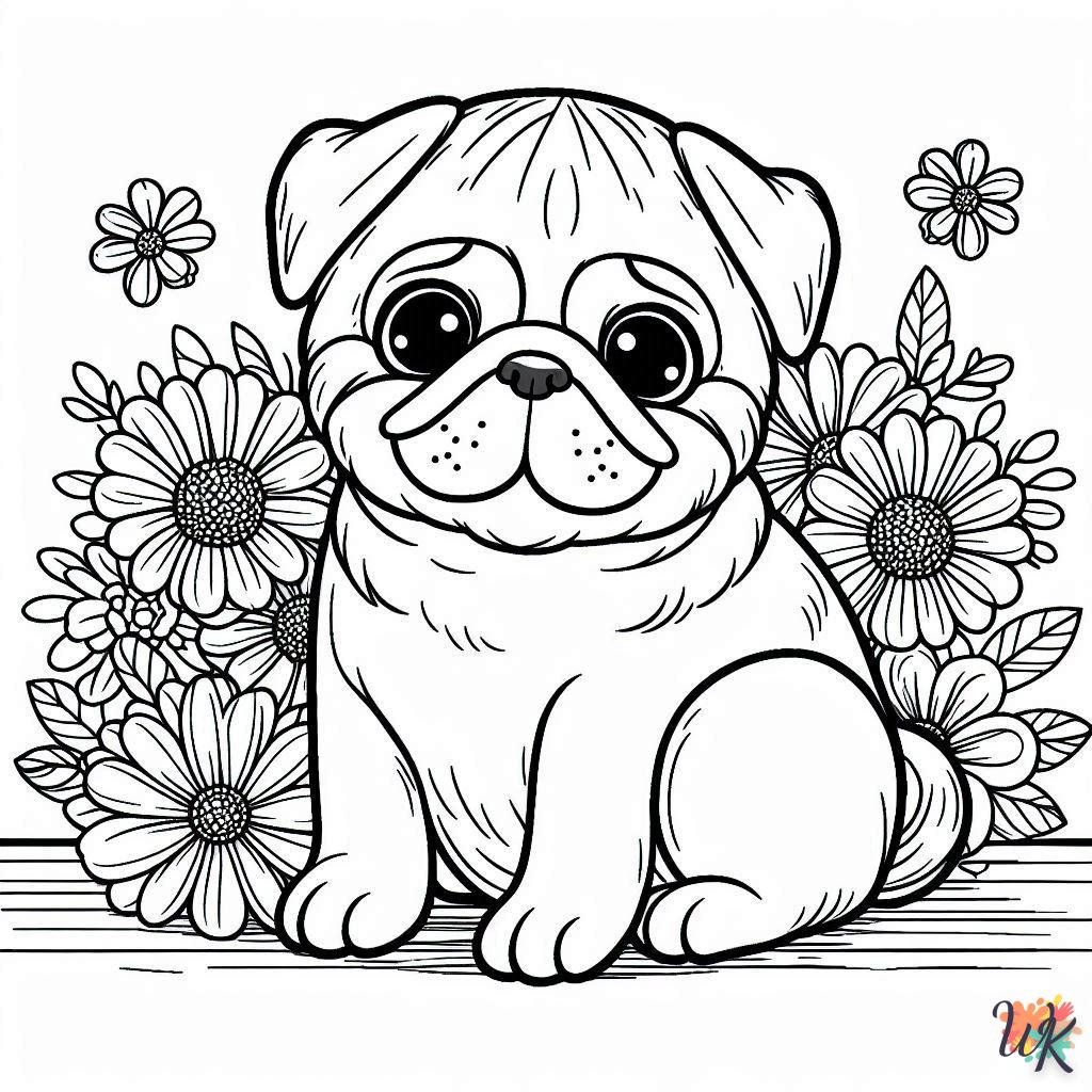 Dibujos Para Colorear Pug