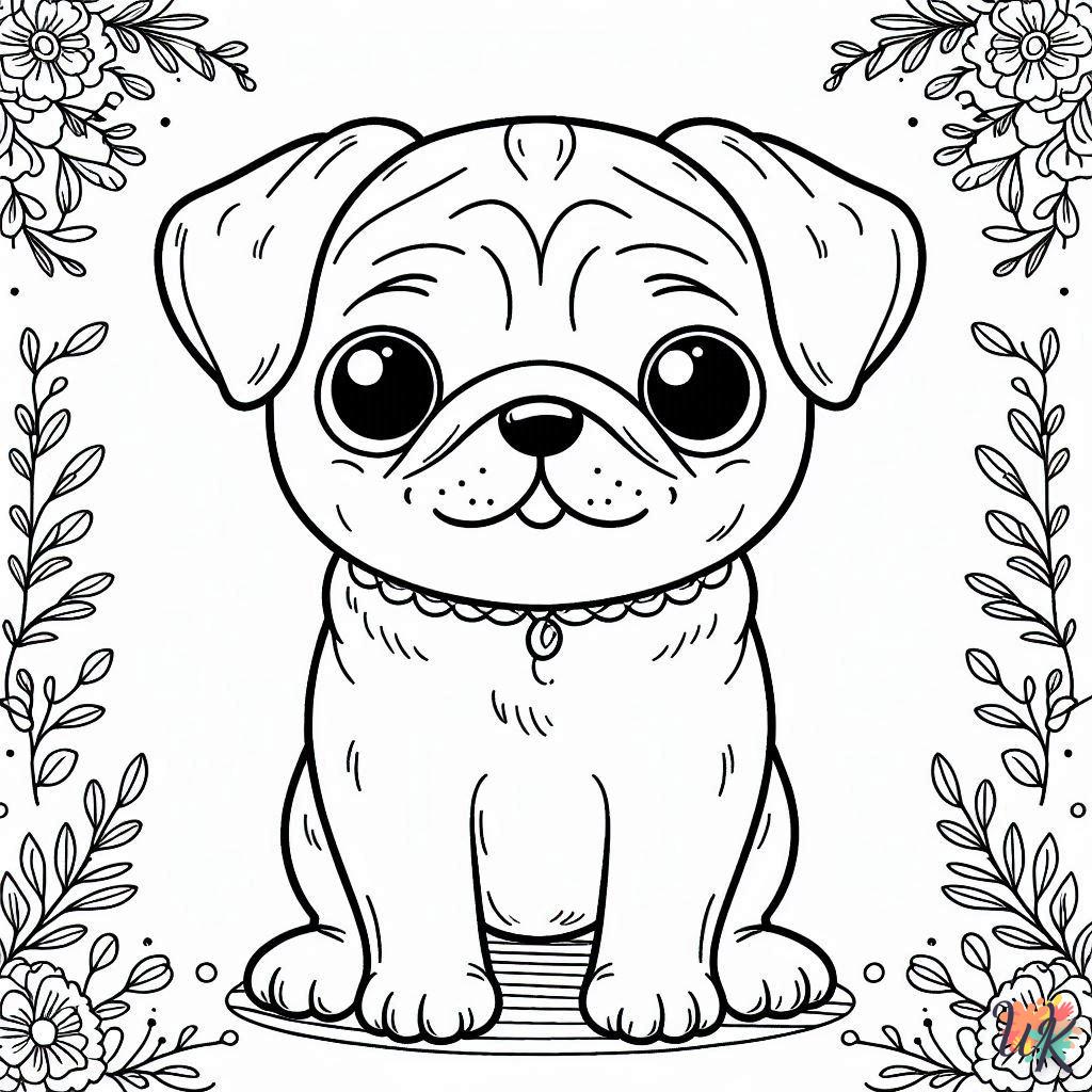 Dibujos Para Colorear Pug