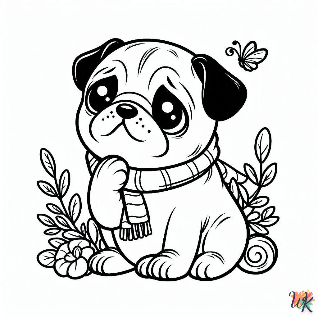 Dibujos Para Colorear Pug