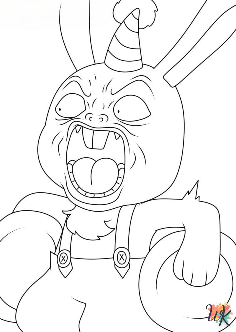 Dibujos para Colorear Bunzo Bunny 12