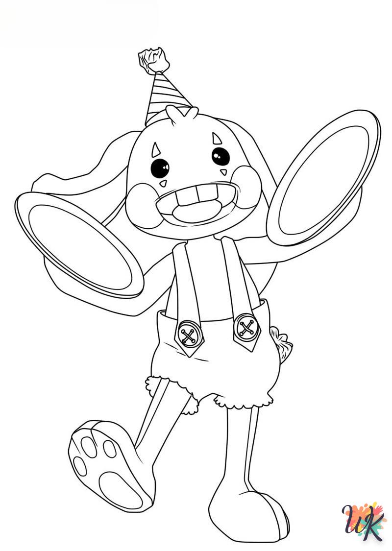 Dibujos para Colorear Bunzo Bunny 13