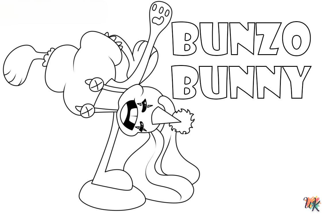 Dibujos para Colorear Bunzo Bunny 17