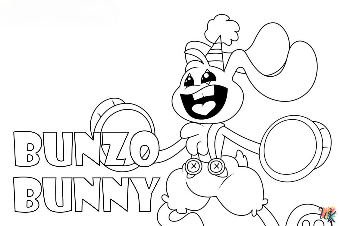 Dibujos para Colorear Bunzo Bunny 2
