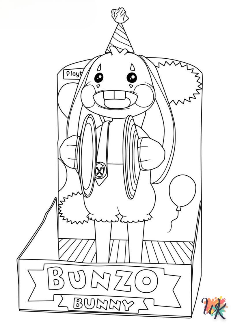 Dibujos para Colorear Bunzo Bunny 3