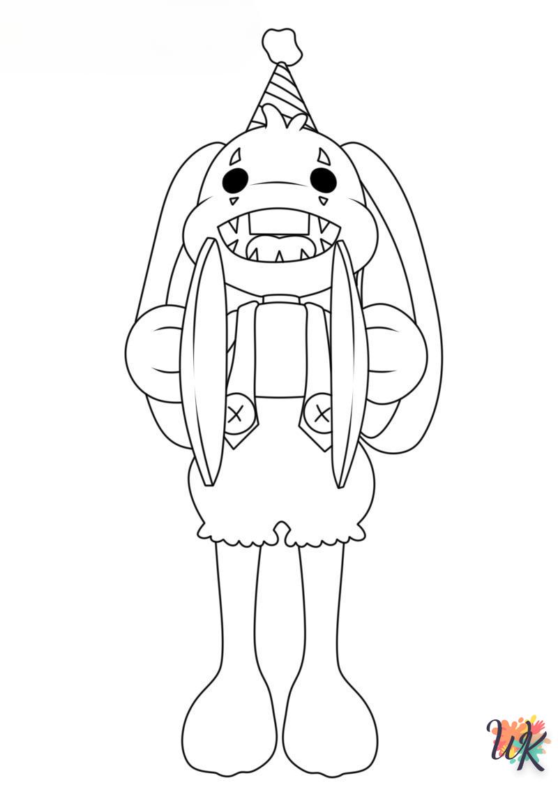 Dibujos para Colorear Bunzo Bunny 5