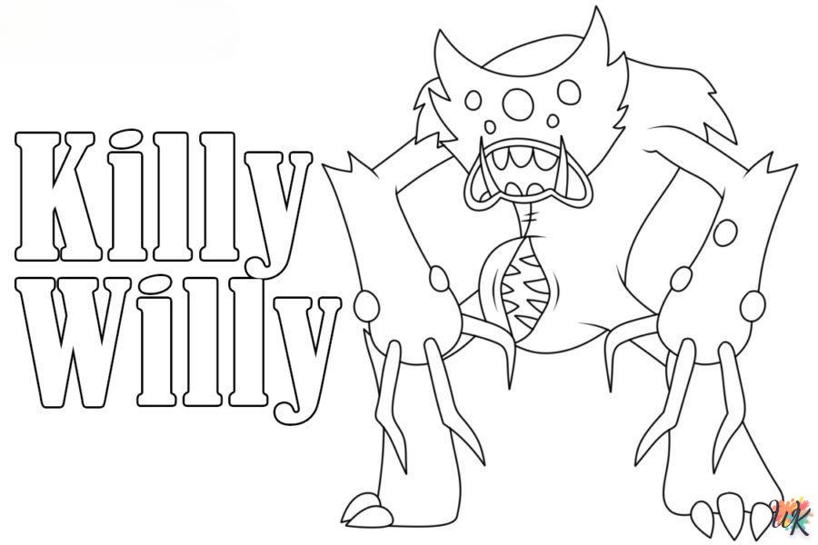 Dibujos para Colorear Killy Willy 8