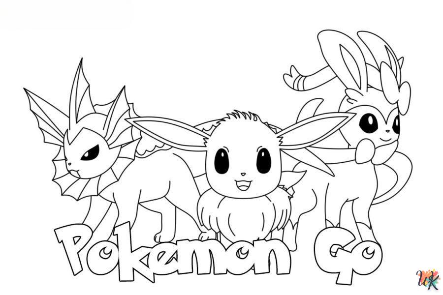Dibujos para Colorear Pokemon Go 7