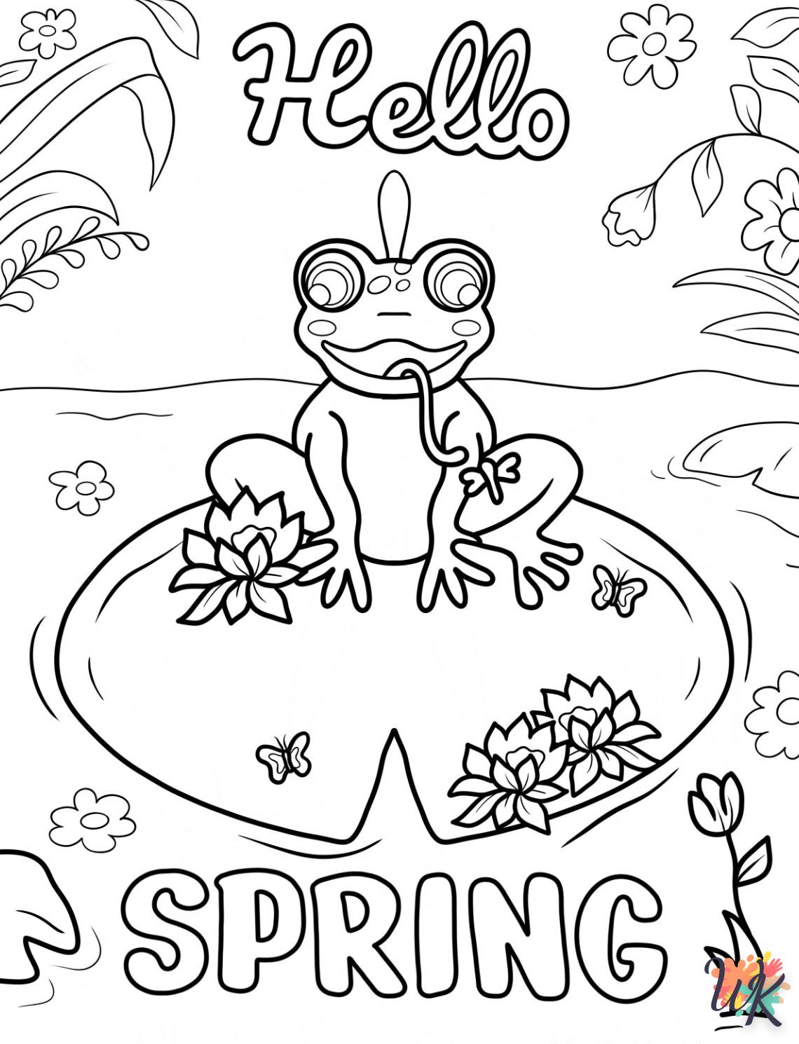 Dibujos para Colorear Primavera