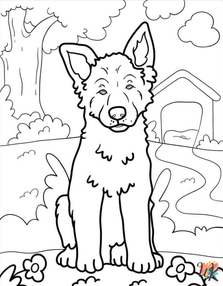 Dibujos para Colorear Puppy