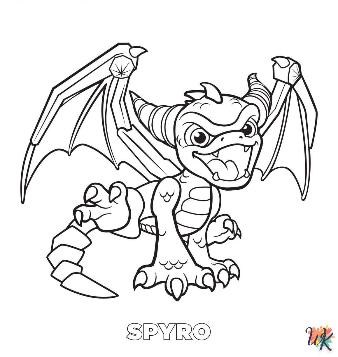 Dibujos para Colorear Spyro 30