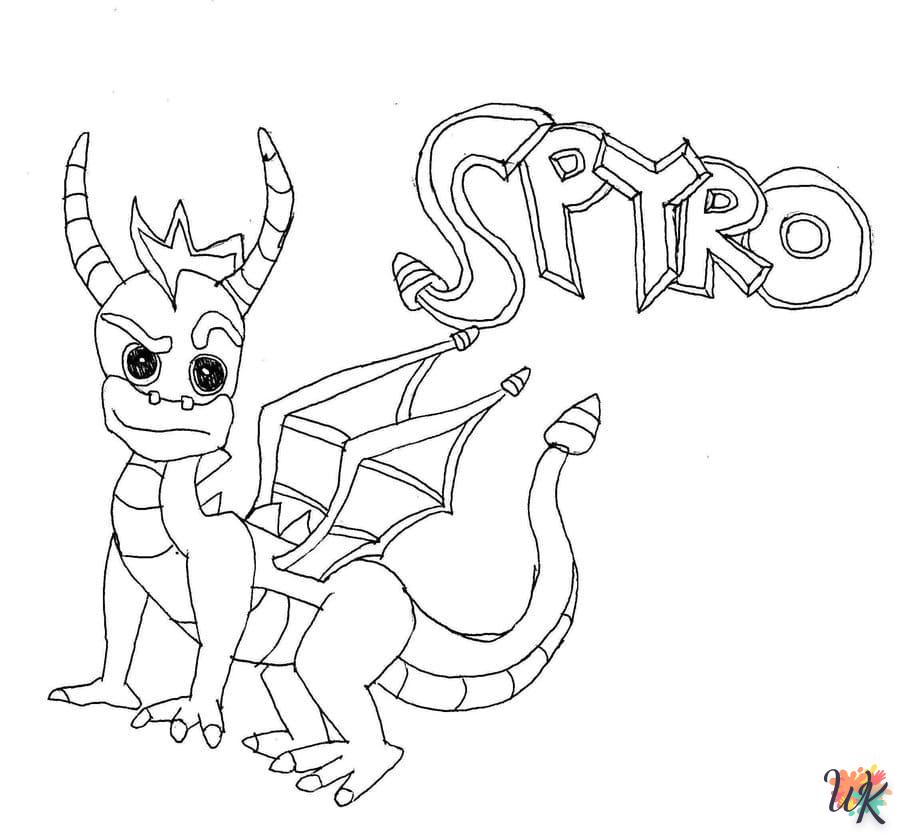 Dibujos para Colorear Spyro 42