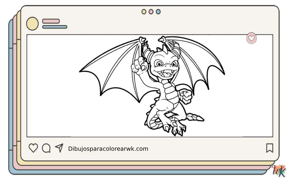 Spyro 4 54 Dibujos Para Colorear Spyro