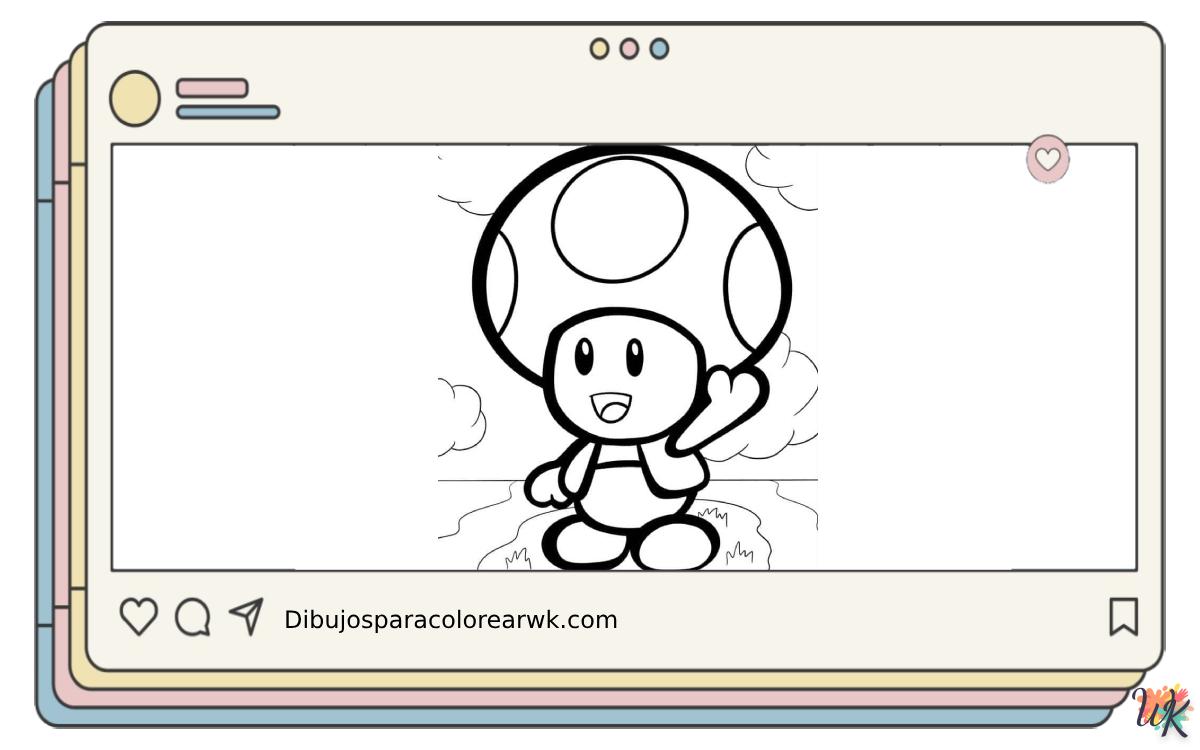 Toad 7 20 Dibujos Para Colorear Toad