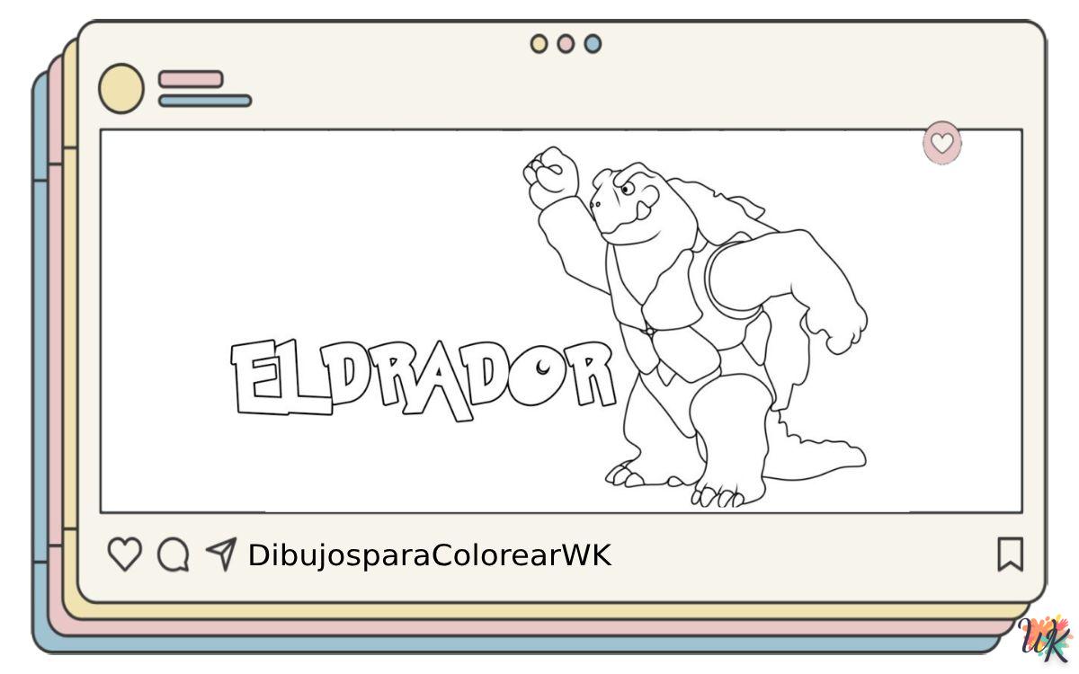 10 Dibujos Para Colorear Eldrador