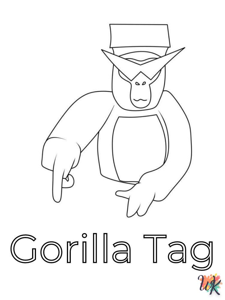 Gorilla Tag para colorear 1