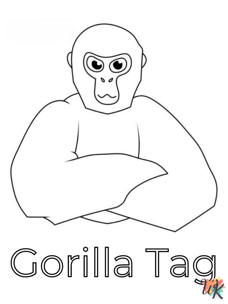 Gorilla Tag para colorear 3