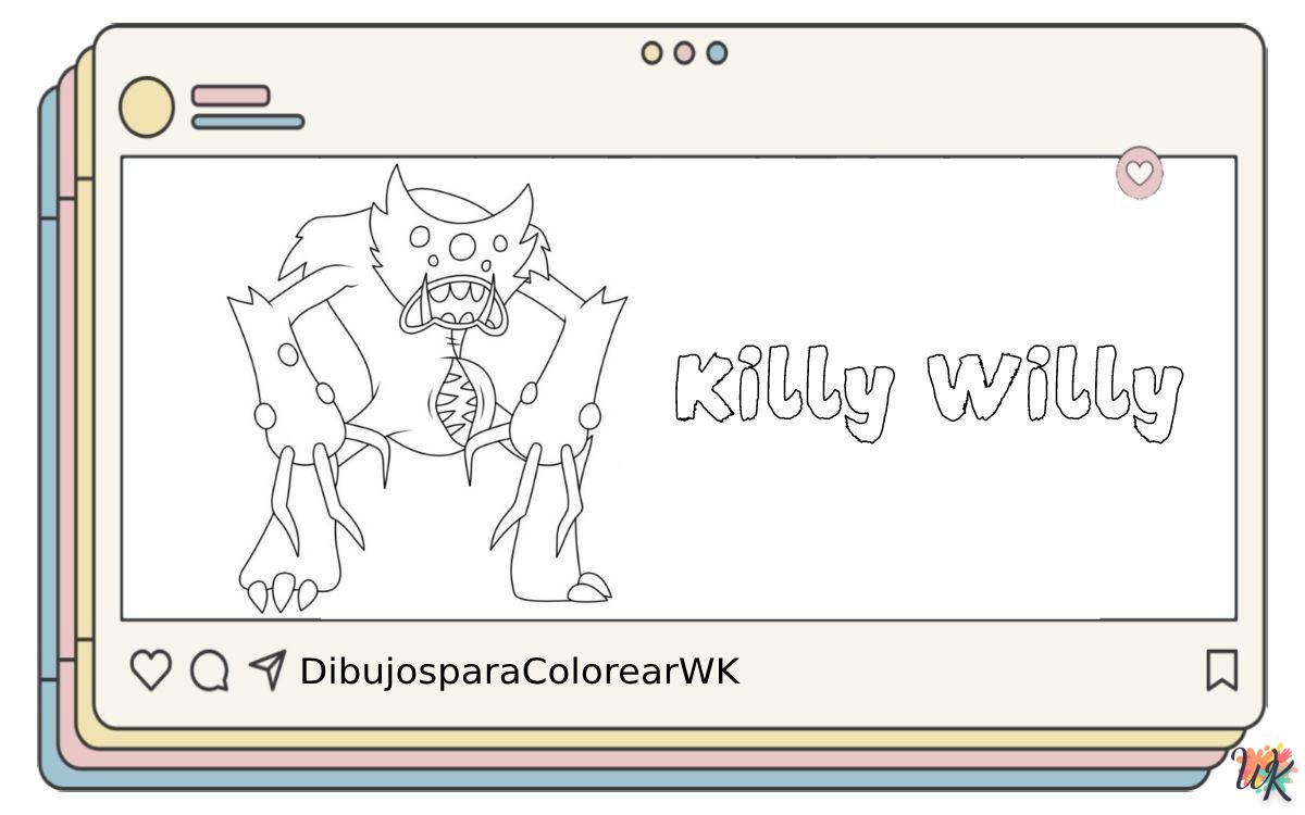 13 Dibujos Para Colorear Killy Willy