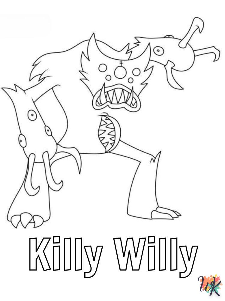 Killy Willy para colorear 4