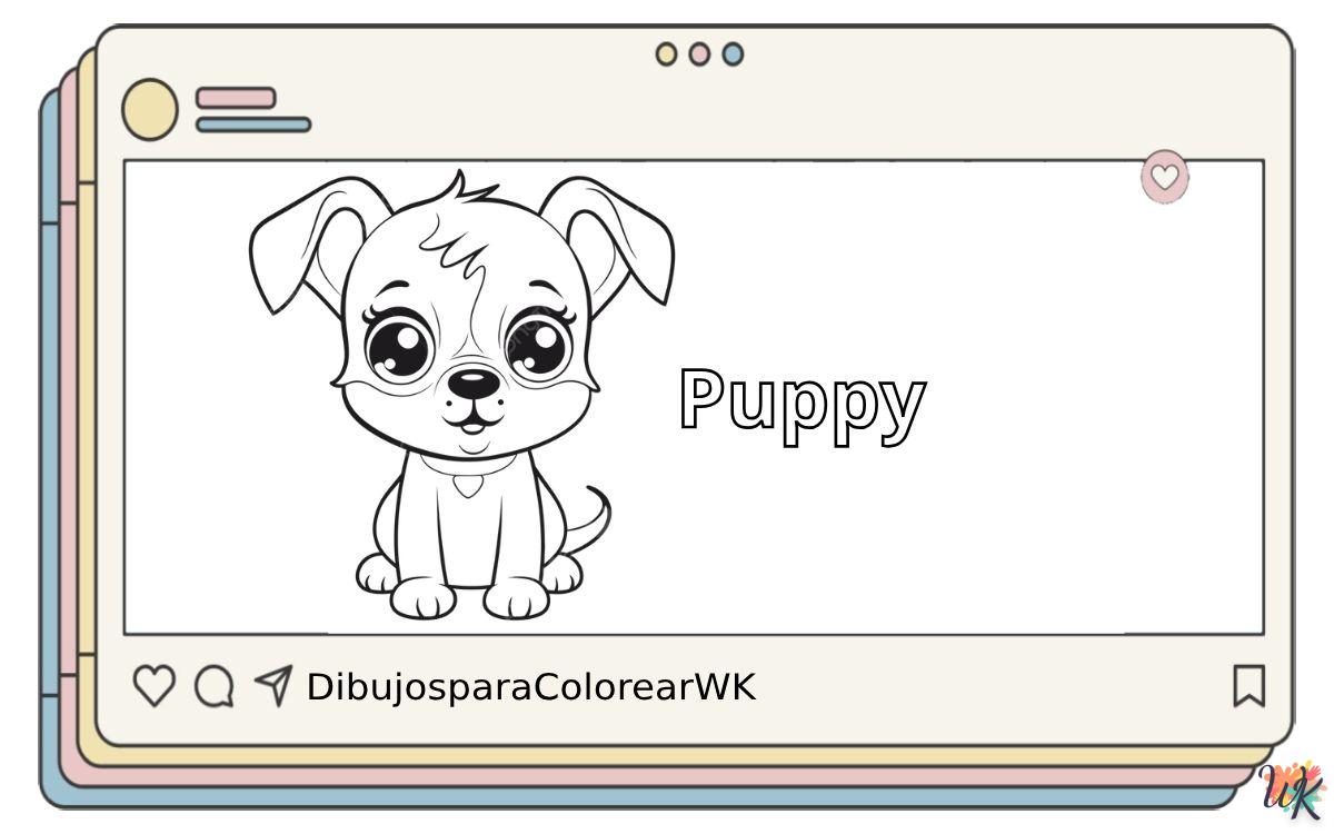 32 Dibujos Para Colorear Puppy