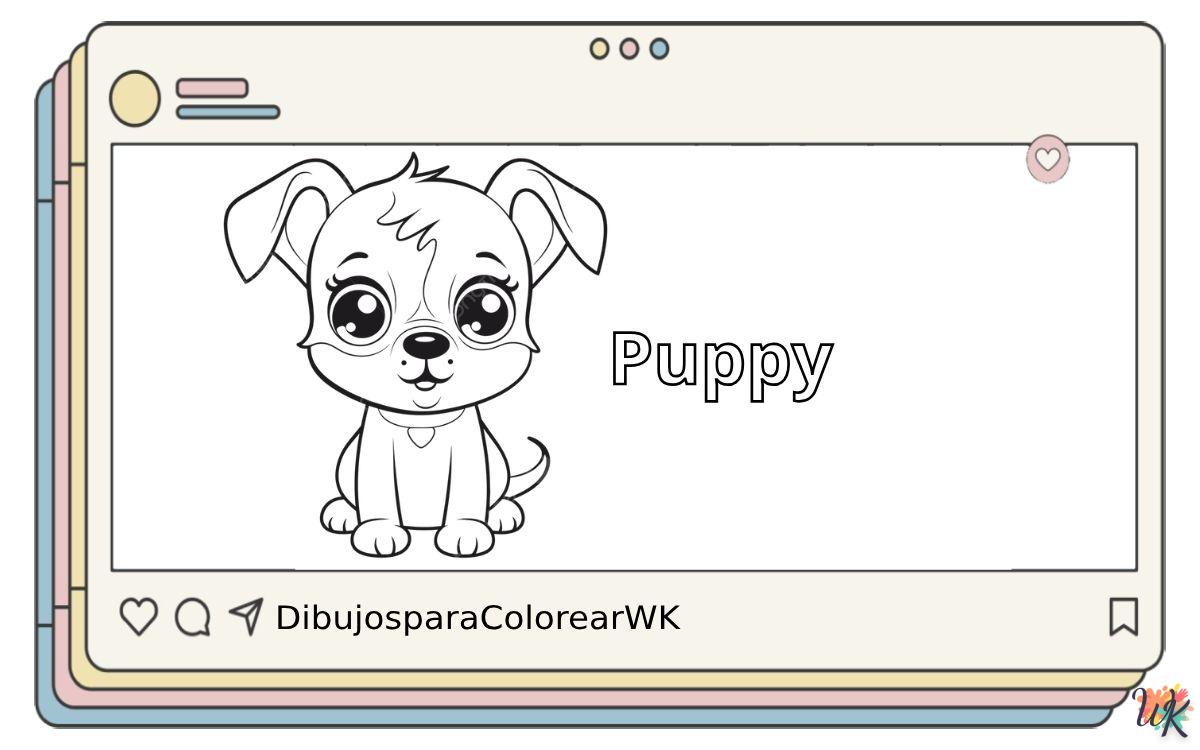 Puppy 9 32 Dibujos Para Colorear Puppy