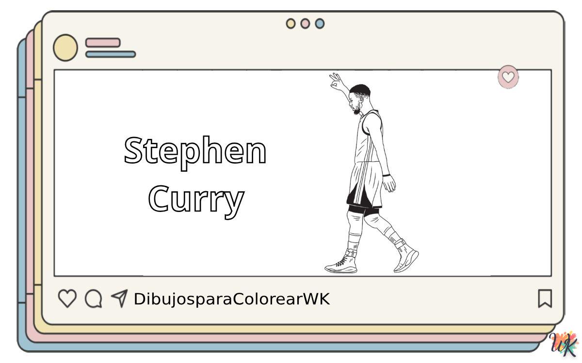 33 Dibujos Para Colorear Stephen Curry