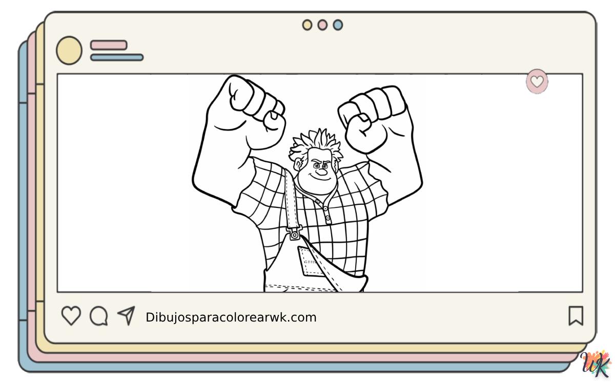 Wreck-It Ralph 4 25 Dibujos Para Colorear Wreck-It Ralph