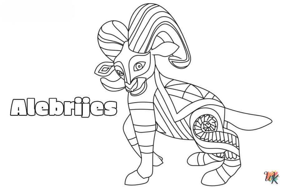 Dibujos Para Colorear Alebrijes 102