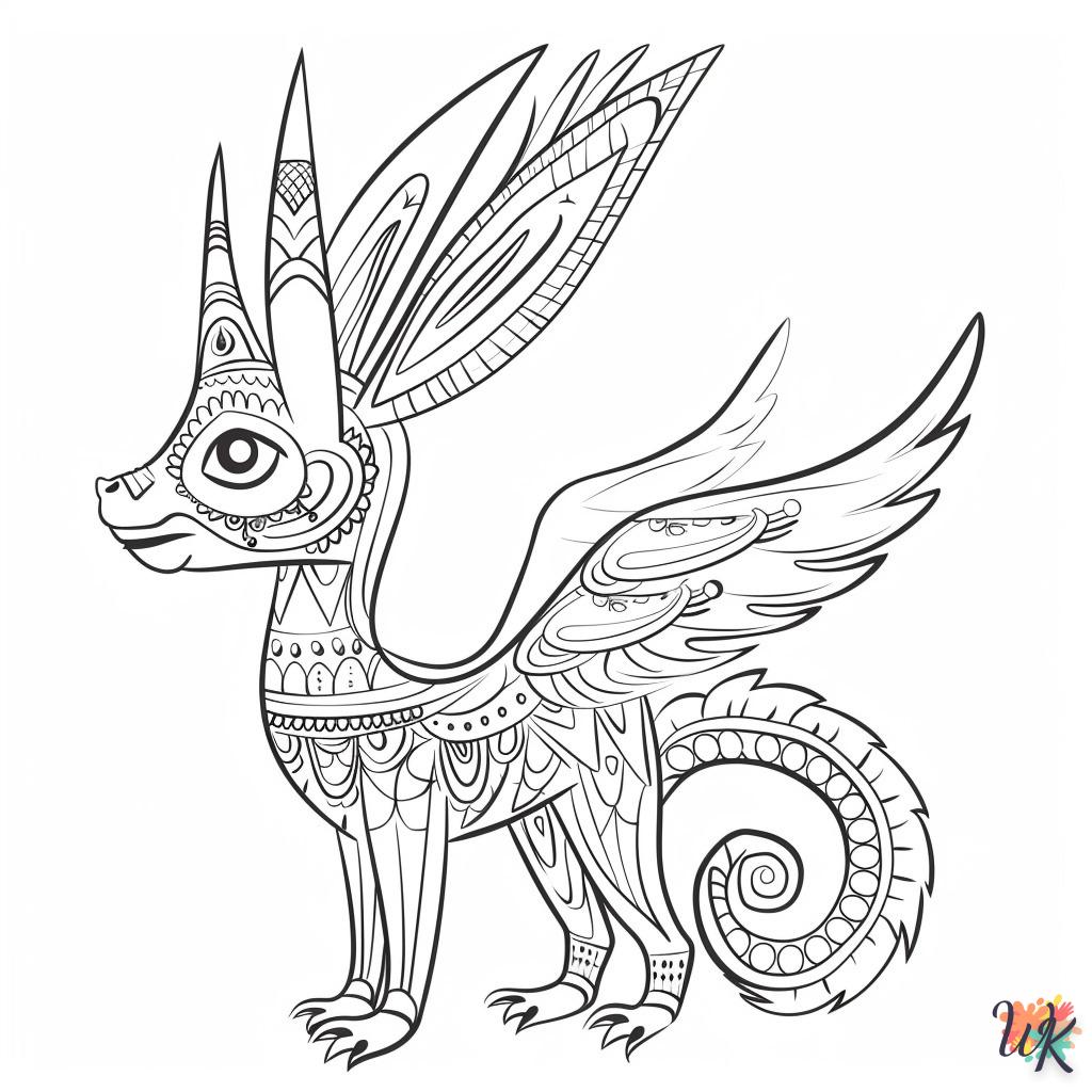 Dibujos Para Colorear Alebrijes