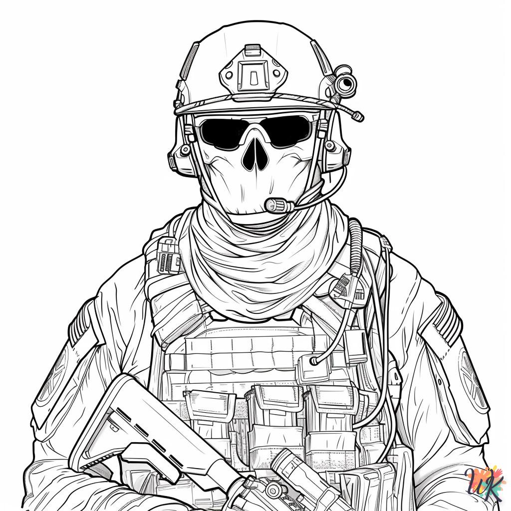 Dibujos Para Colorear Call Of Duty