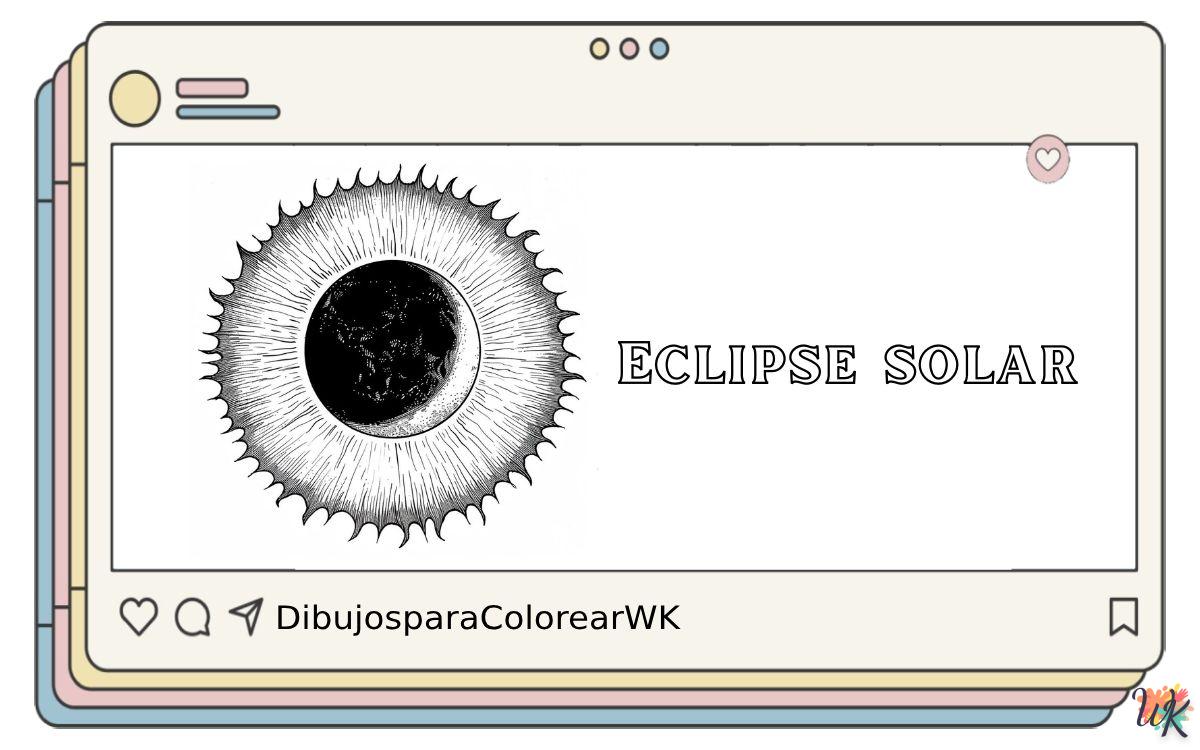 Eclipse solar 4 31 Dibujos Para Colorear Eclipse solar