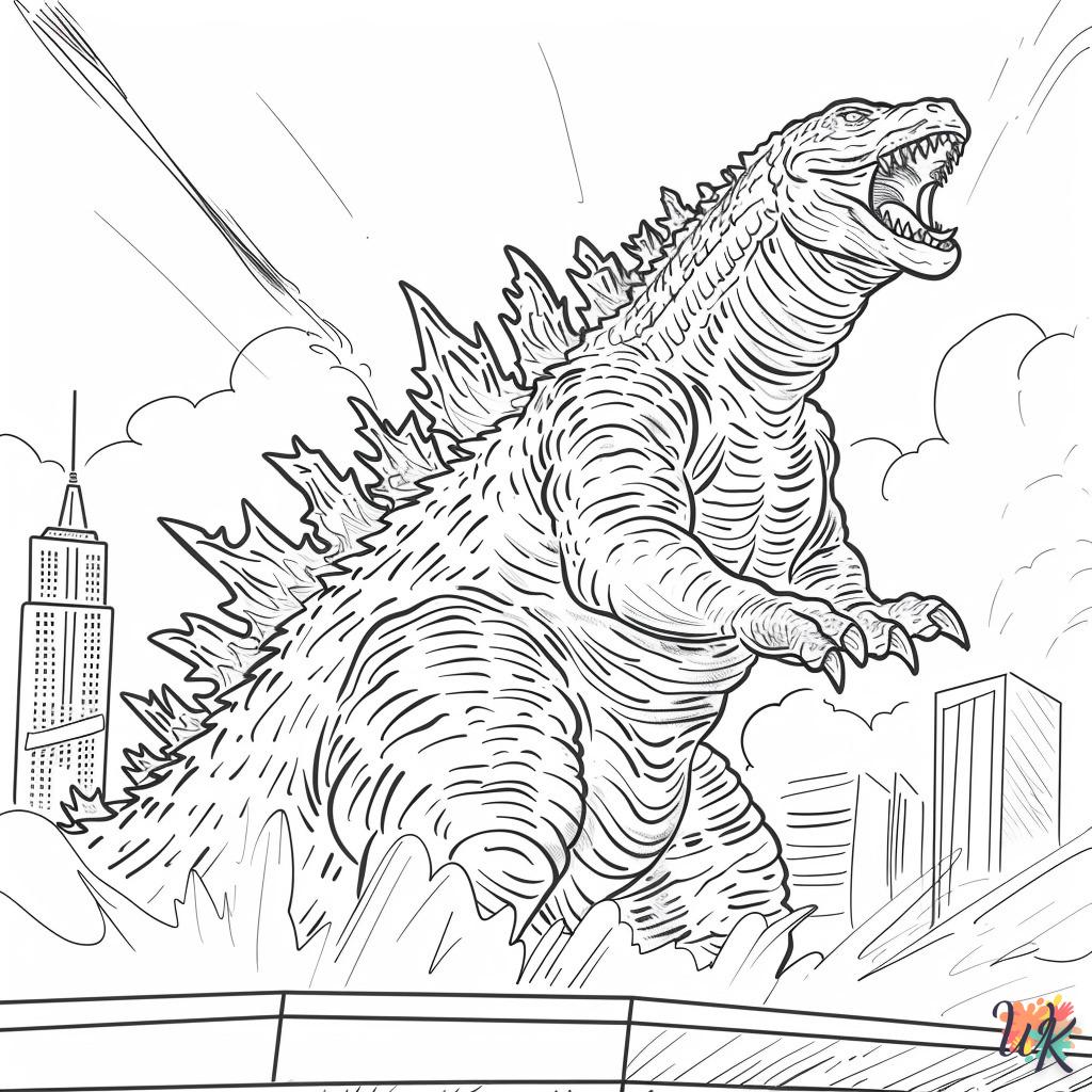 Dibujos Para Colorear Godzilla