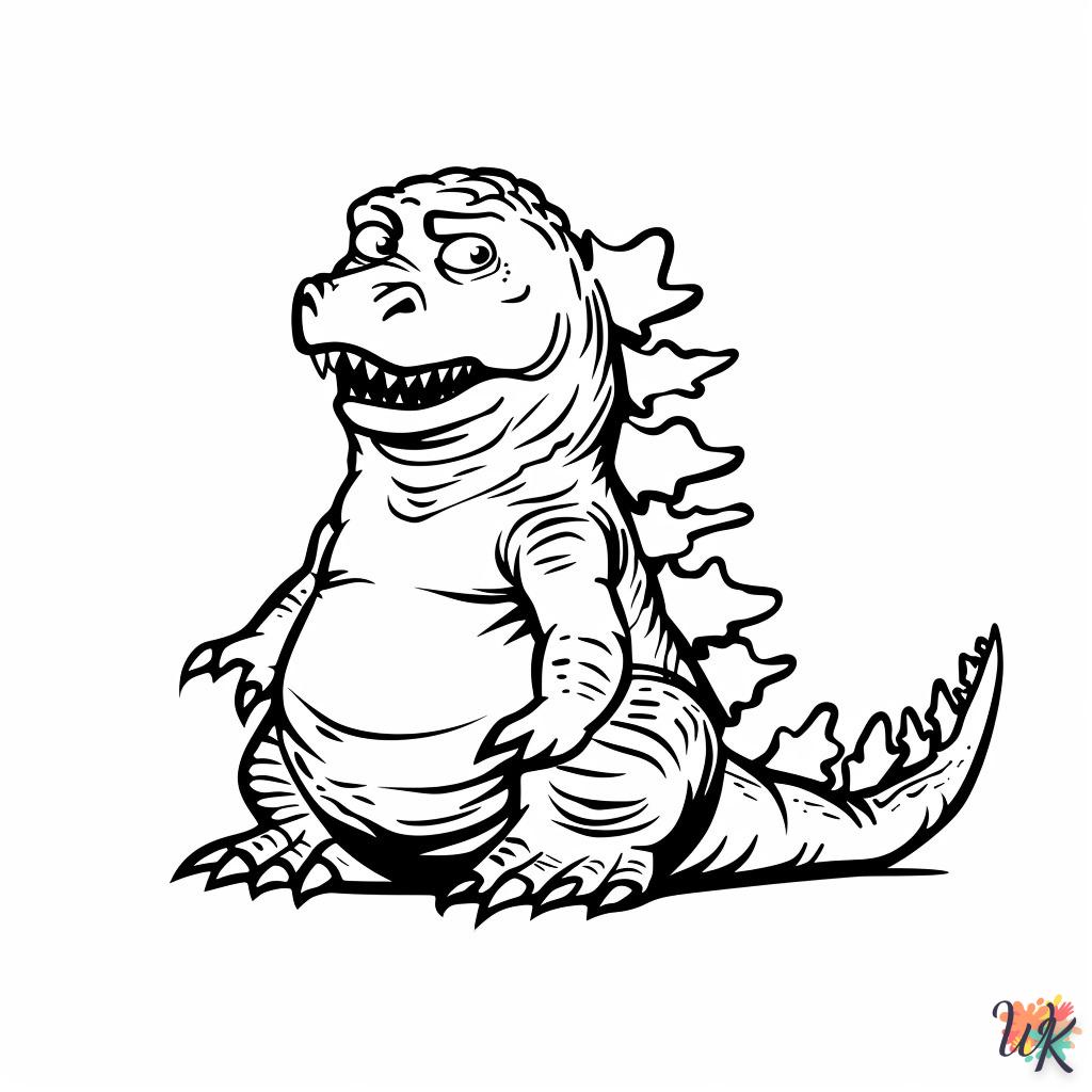 Dibujos Para Colorear Godzilla