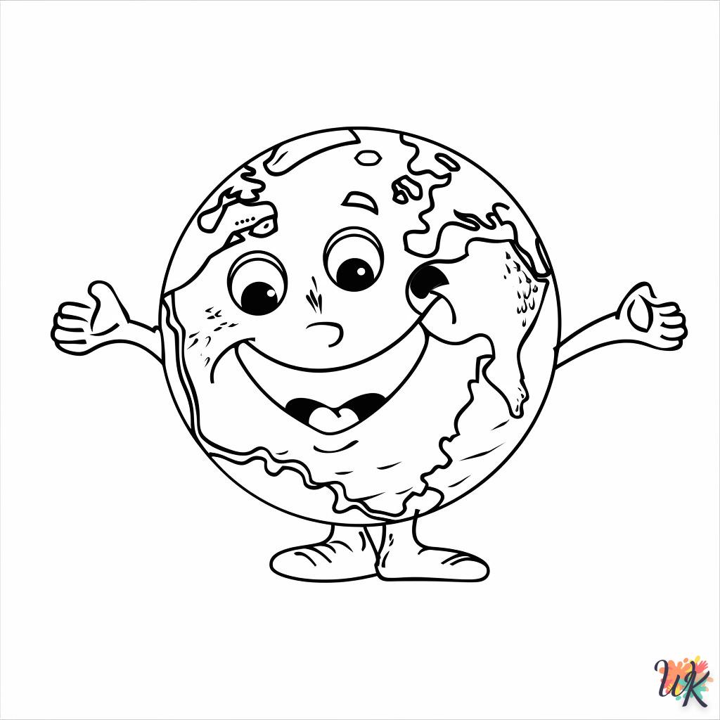 Dibujos Para Colorear Planeta Tierra