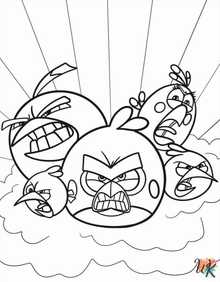 Dibujos para Colorear Angry Birds