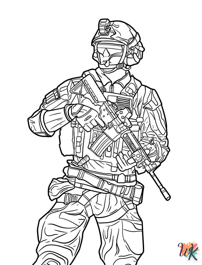 Dibujos para Colorear Call Of Duty