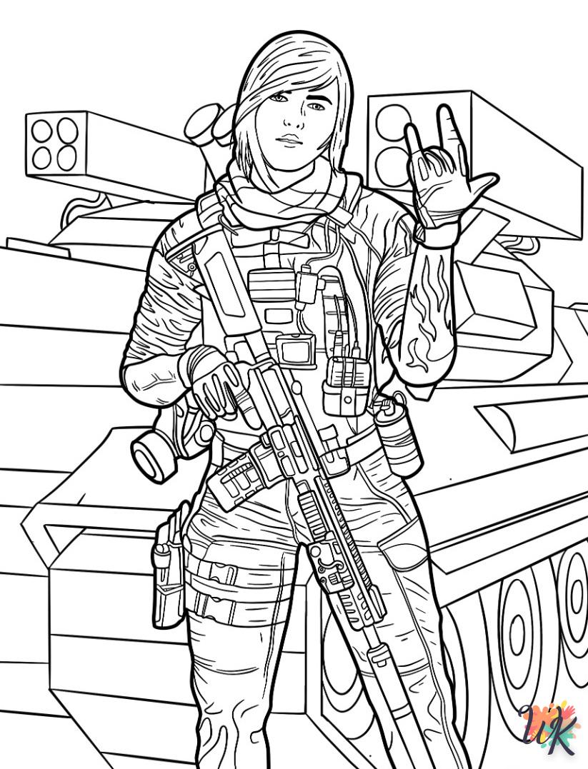 Dibujos para Colorear Call Of Duty