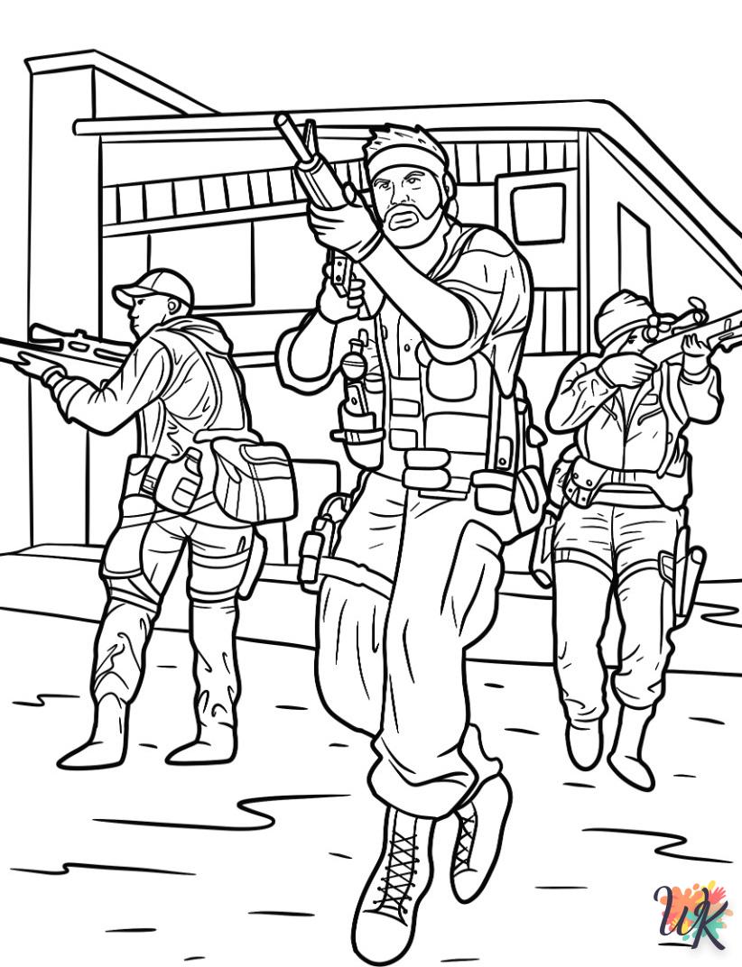 Dibujos para Colorear Call Of Duty