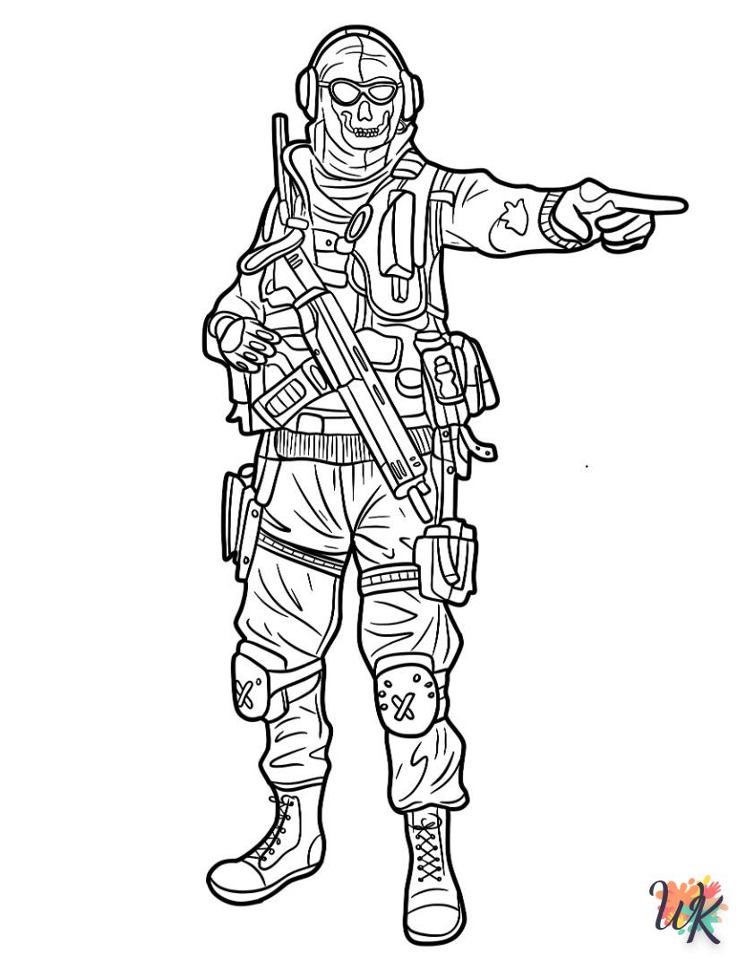 Dibujos para Colorear Call Of Duty