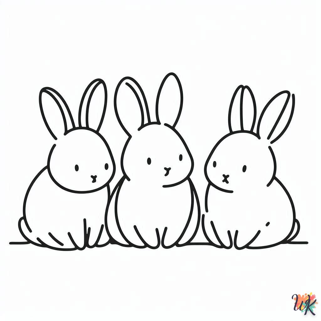 Dibujos para Colorear Conejos