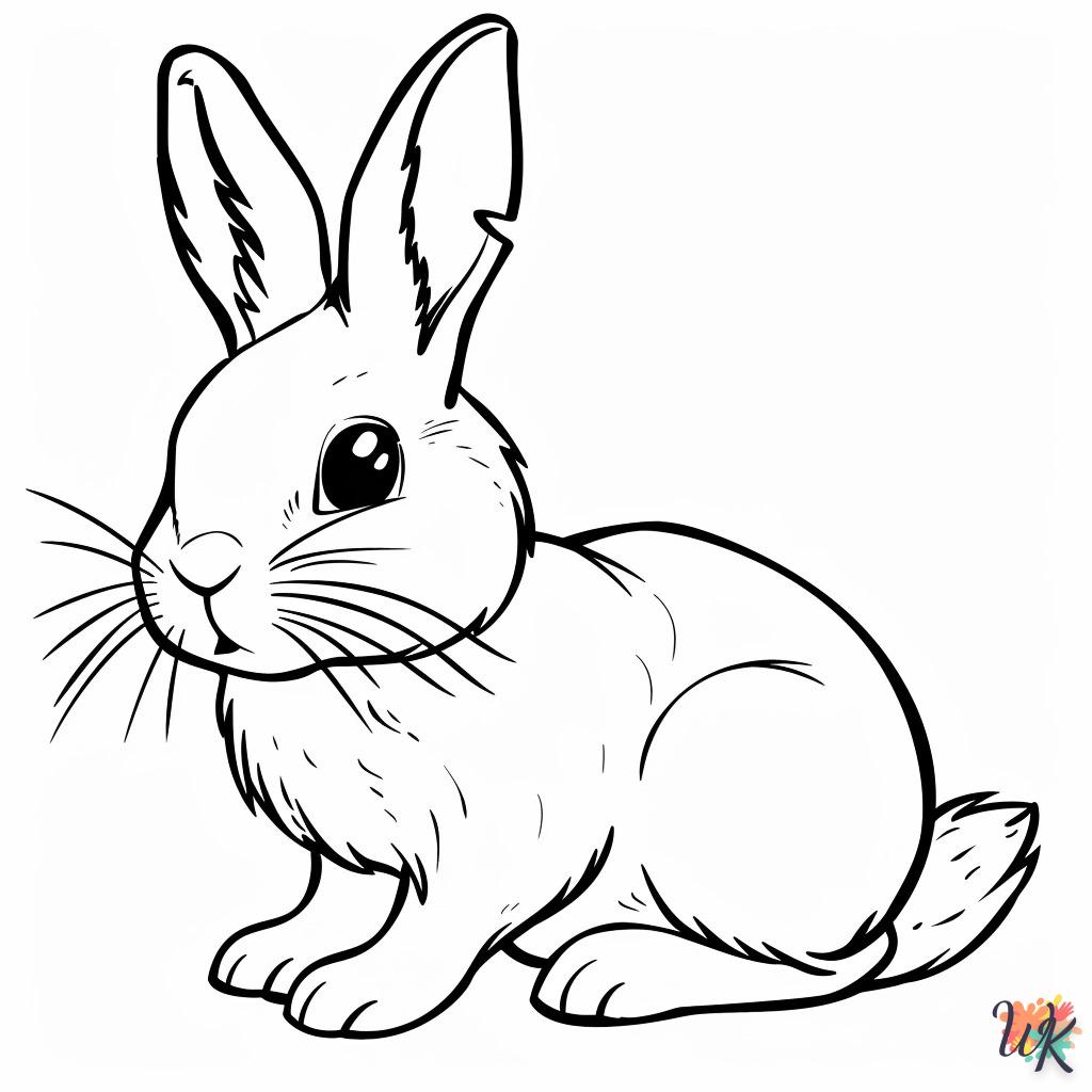 Dibujos para Colorear Conejos