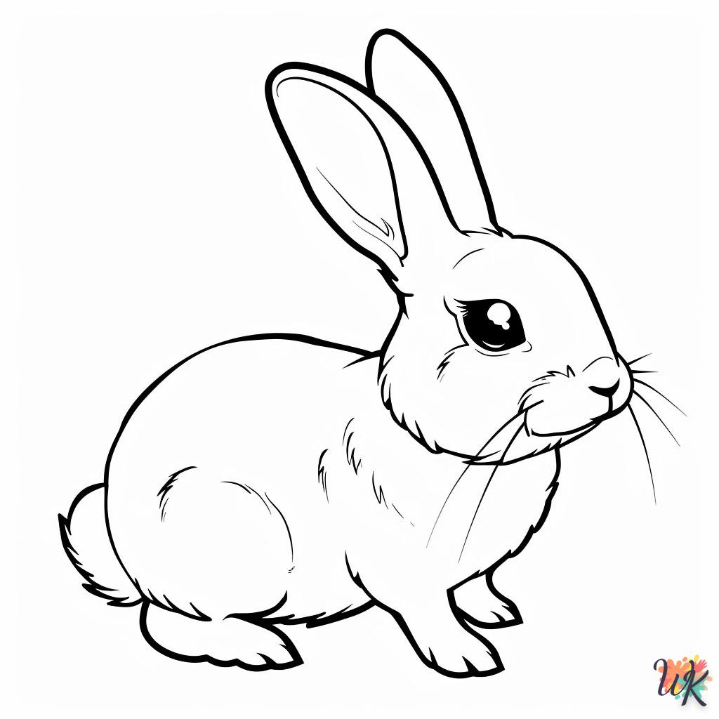 Dibujos para Colorear Conejos