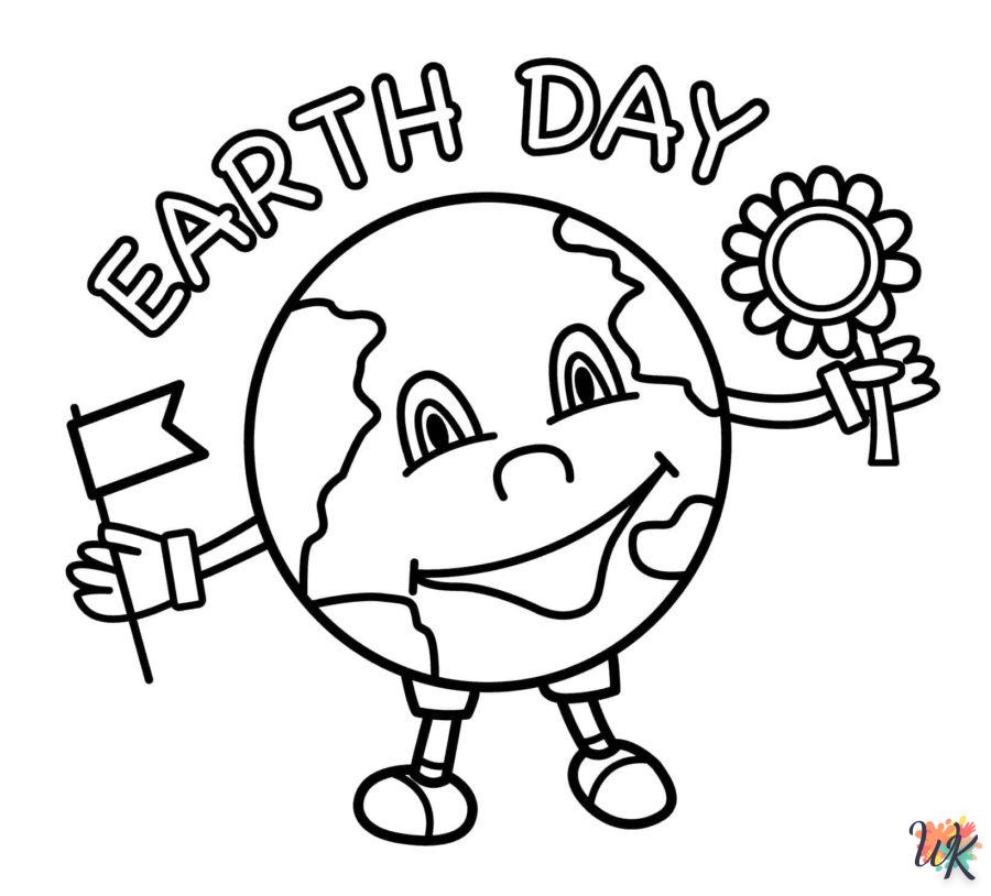 Dibujos para Colorear Día de la Tierra