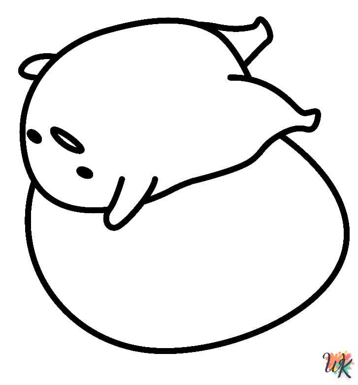 Dibujos para Colorear Gudetama