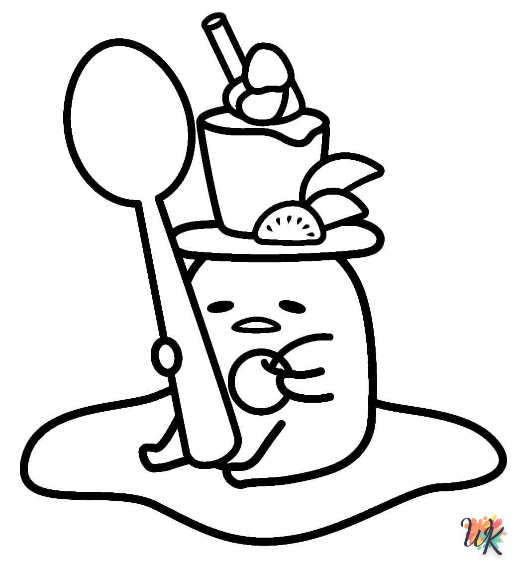 Dibujos para Colorear Gudetama