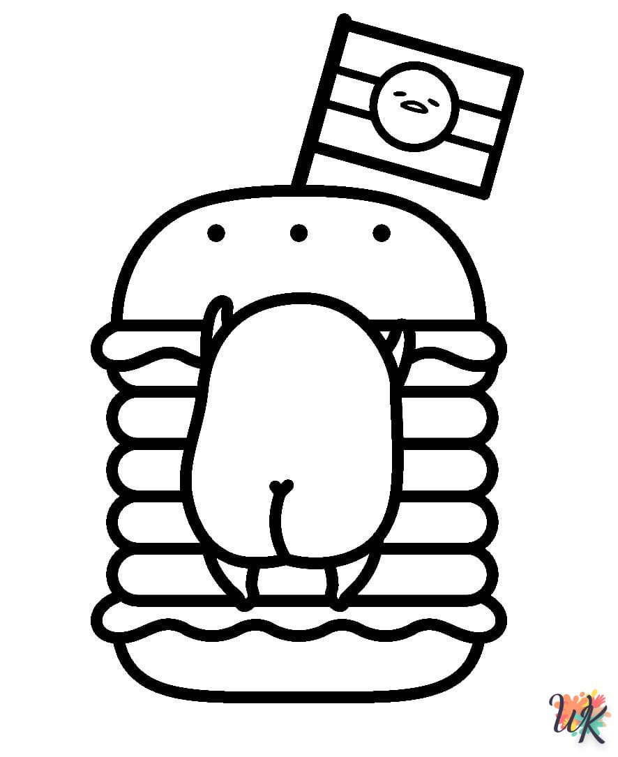 Dibujos para Colorear Gudetama